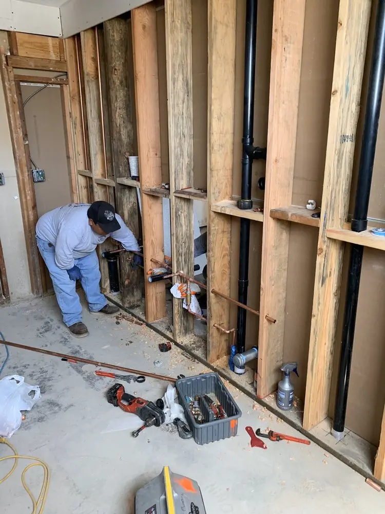 Commercial rough-in plumbing for Gas Line Repair in Glenwood